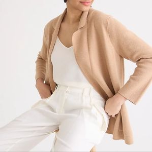 J Crew Eloise Sweater Blazer Gray XXS